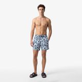 Nautica Erkek Mavi Regular Fit Desenli Deniz Şortu-T55120T.4BX L
