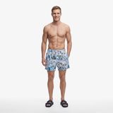 Nautica Erkek Mavi Regular Fit Desenli Deniz Şortu-T55513T.4MG L