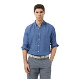 Nautica Erkek Mavi Regular Fit Keten Gömlek-W65104T.4BJ L