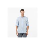 Nautica Erkek Mavi Regular Fit Keten Gömlek