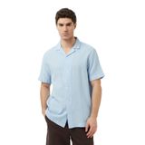 Nautica Erkek Mavi Regular Fit Kısa Kollu Gömlek W65538T.4SL - XL