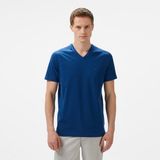 Nautica Erkek Mavi Regular Fit T-Shirt - 4ES-Mavi - 2XL
