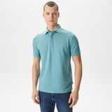 Nautica Erkek Mavi Slim Fit Kısa Kollu Polo Yaka T-Shirt-K35062T.3LF XS