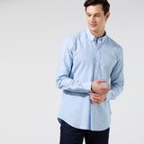 Nautica Erkek Mavi Slim Fit Uzun Kollu Keten Gömlek W35000T.4NN - 4Nn-Mavi - XS