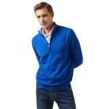 Nautica Erkek Mavi Standart Fit Dik Yakalı Kazak-S37104T.40P XS