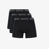 Nautica Erkek Siyah 3'Lü Standart Fit Boxer