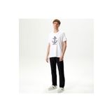 Nautica Erkek Siyah Classic Fit Keten Karışımlı Pantolon