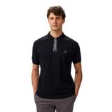 Nautica Erkek Siyah Classic Fit Polo Yaka T-Shirt-K55306T.0TB L