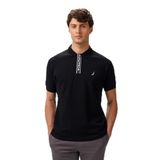 Nautica Erkek Siyah Classic Fit Polo Yaka T-Shirt-K55306T.0TB XL