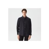 Nautica Erkek Siyah Classic Fit Uzun Kollu Keten Gömlek