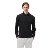 Nautica Erkek Siyah Classic Fit Uzun Kollu Polo Yaka T-Shirt-K57024T.0TB L