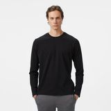Nautica Erkek Siyah Classic Fit Uzun Kollu T-Shirt V57007T.0TB - 0TB-Siyah - 3XL
