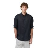 Nautica Erkek Siyah Regular Fit Keten Gömlek-W65101T.0TB XXL