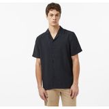 Nautica Erkek Siyah Regular Fit Kısa Kollu Gömlek - XL - 0TB-Siyah