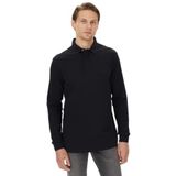 Nautica Erkek Siyah Slim Fit Uzun Kollu Polo Yaka T-Shirt-K37015T.0TB XS