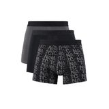 Nautica Erkek Siyah Standart Fit 3'lü Boxer-X55005T.0TB S