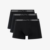 Nautica Erkek Siyah Standart Fit 3'lü Boxer-X55006T.0TB S