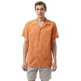 Nautica Erkek Turuncu Kısa Kollu Desenli Gömlek-W35434T.62L S