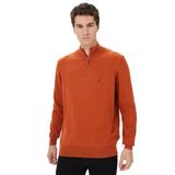Nautica Erkek Turuncu Standart Fit Dik Yakalı Kazak-S37104T.2BN XS