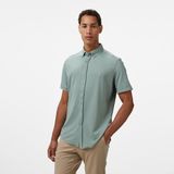 Nautica Erkek Yeşil Classic Fit Gömlek - 2XL - 3SB-Yeşil