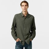 Nautica Erkek Yeşil Classic Fit Gömlek W47402T.3CY - 3CY-Yeşil - XS