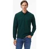 Nautica Erkek Yeşil Classic Fit Uzun Kollu Polo Yaka T-Shirt - 3KF-Yeşil