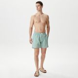 Nautica Erkek Yeşil Regular Fit Çizgili Deniz Şortu T45343T.3PT - 3PT-Yeşil - XL
