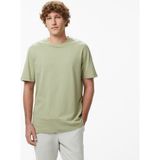 Nautica Erkek Yeşil Regular Fit Çizgili T-Shirt - 3TA-Yeşil - 2XL