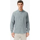 Nautica Erkek Yeşil Regular Fit Gömlek - 4SA-Yeşil