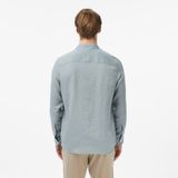 Nautica Erkek Yeşil Regular Fit Keten Gömlek - 2XL - 3SV-Yeşil