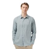 Nautica Erkek Yeşil Regular Fit Keten Gömlek-W65104T.3SV S