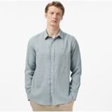 Nautica Erkek Yeşil Regular Fit Keten Gömlek - XL - 3SV-Yeşil