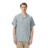 Nautica Erkek Yeşil Regular Fit Kısa Kollu Keten Gömlek-W65102T.3SV L