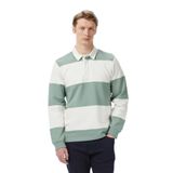Nautica Erkek Yeşil Regular Fit Uzun Kollu Çizgili Polo Yaka T-Shirt-K65373T.3GS L