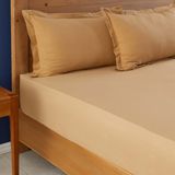 Nautica Home Hardal %100 Pamuk Tek Kişilik Fitted/lastikli Çarşaf - 100 x 200