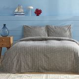 Nautica Home Marlen Çift Kişlik Yatak Örtüsü Seti - Antrasit - 230 x 240 cm