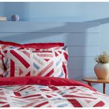 Nautıca Home Morgan Çift Kişilik Nevresim Takımı - 200 x 220 cm - Kırmızı