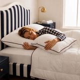 Nautica Home Nautıca Home Arctic 10,5 Tog 100% Kaz Tüyü Dolgulu Isı Dengeleyici Yorgan - 195 x 215 cm - Ekru