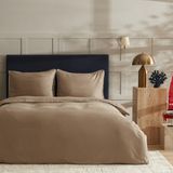 Nautica Home Percy Saten Çift Kişilik Nevresim Takımı Beige - Bej - 200 x 220 cm