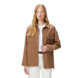 Nautica Kadın Açık Kahverengi Regular Fit Gömlek-47W507T.2WN M