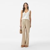 Nautica Kadın Bej Regular Fit Pantolon-55P705T.3EL XS
