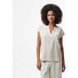 Nautica Kadın Bej Relaxed Fit Gömlek 55W090T.1AS - XS - 1AS-Bej