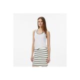 Nautica Kadın Beyaz Slim Fit Kolsuz Triko T-Shirt