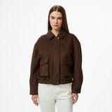 Nautica Kadın Kahverengi Regular Fit Ceket - 2CM-Kahverengi - S