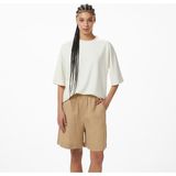 Nautica Kadın Krem Regular Fit T-Shirt 65V712T.1MA - 1MA-Krem - XS