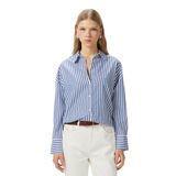 Nautica Kadın Mavi Oversize Çizgili Gömlek-57W212T.4VG M