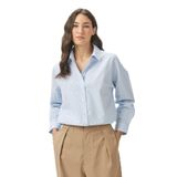 Nautica Kadın Mavi Regular Fit Çizgili Gömlek-55W057T.45K M