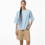 Nautica Kadın Mavi Regular Fit Kısa Kollu T-Shirt 65V712T.45K - 45K-Mavi