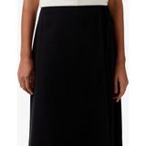 Nautica Kadın Siyah Regular Fit Keten Karışımlı Etek 55R552T.0TB - 0TB-Siyah - XS