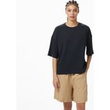 Nautica Kadın Siyah Regular Fit T-Shirt 65V712T.0TB - 0TB-Siyah - M